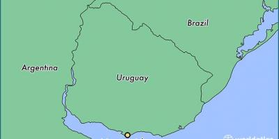 Karte von montevideo, Uruguay